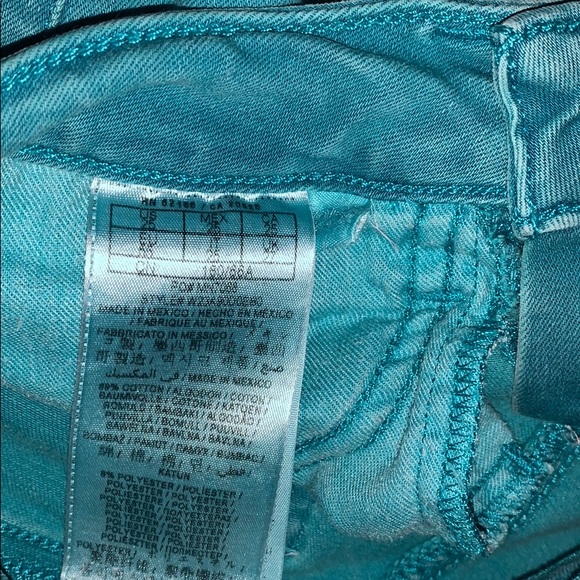 Guess Jeans TEAL waist size 25 (or 00) - Picture 3 of 4